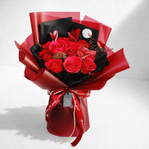 ソープフラワー ローズ花束 15本 ローズブーケ